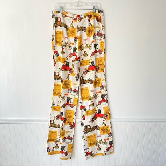 Vintage Handmade Model T Ford Stanley Old Car Pants size large Pontiac Auto - Picture 1 of 7